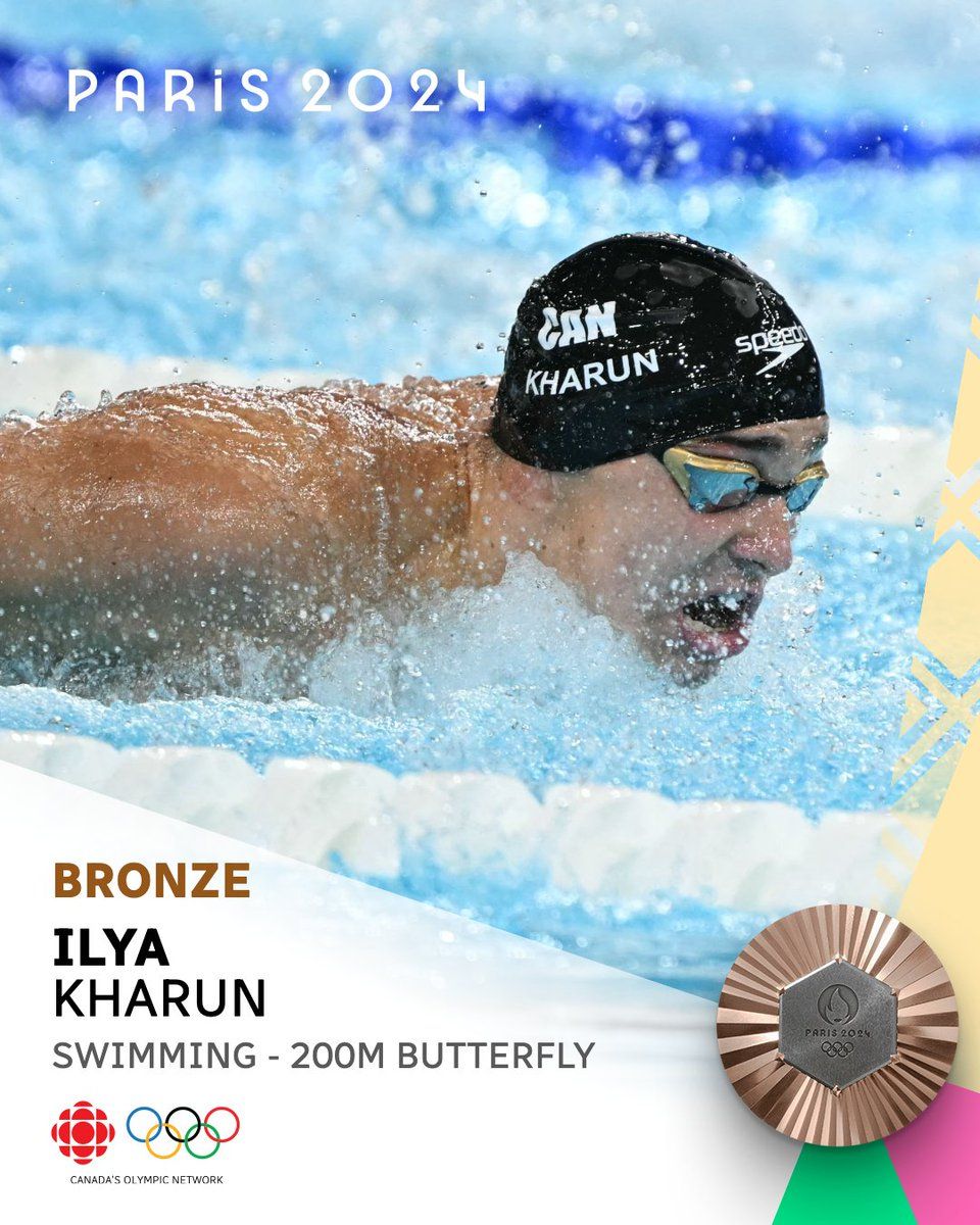 Ilya Kharun Wins Bronze in the Men’s 200m Butterfly ????