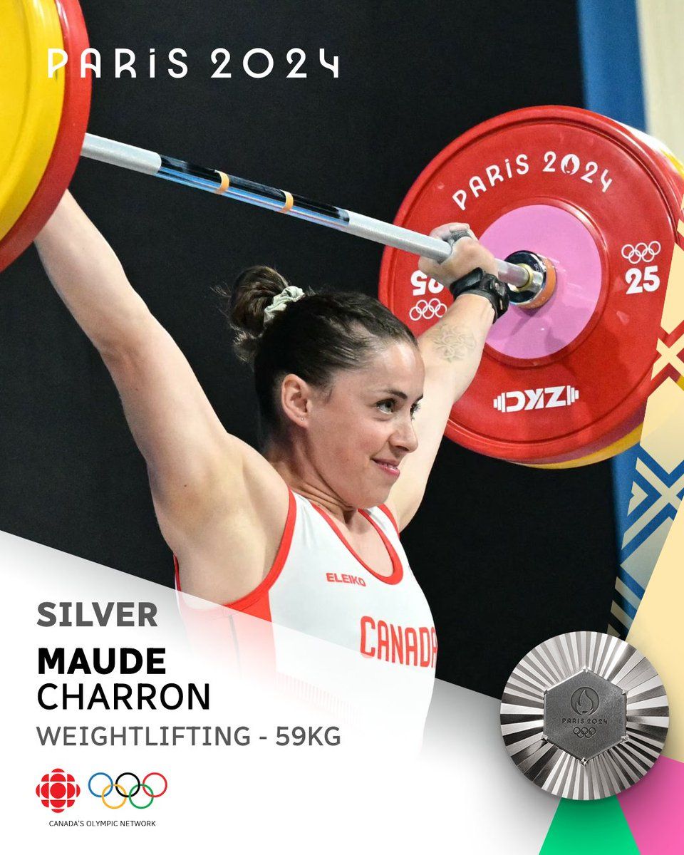 Maude Charron Wins Olympic Silver in Women's 59kg Class 🥈